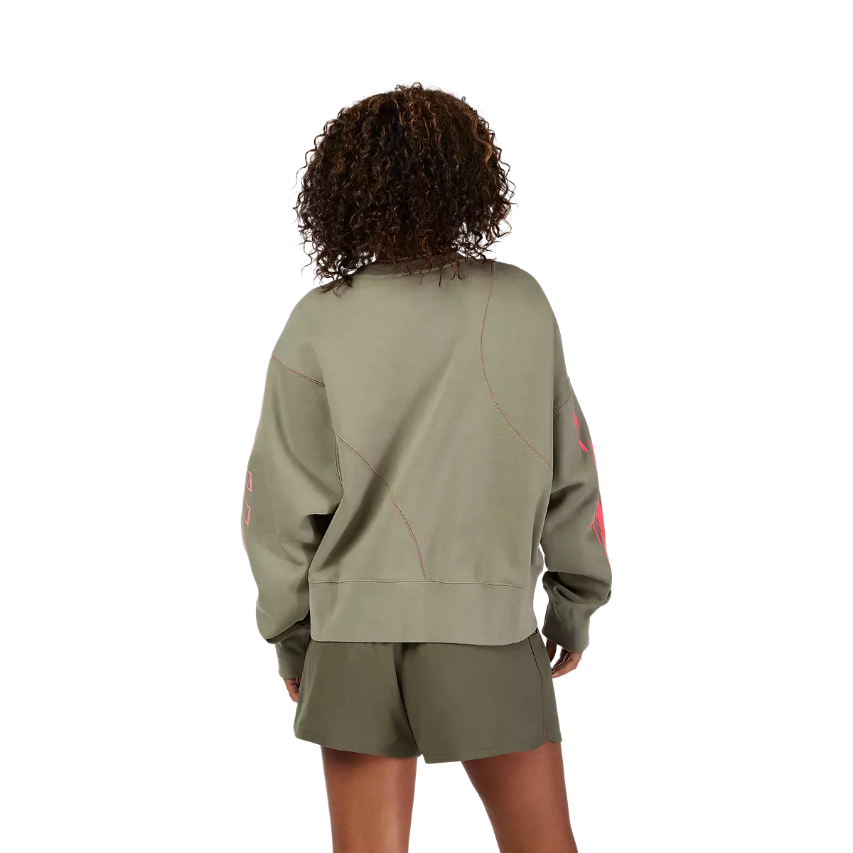 Fox Racing - Womens Elevated Oversized Crew Sweatshirt-Adobe (33573-291)