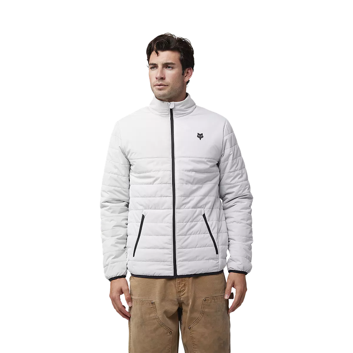 Fox Racing - Howell Puffy Jacket (33689)-Light Grey (33689-097)