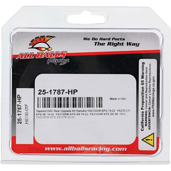 All Balls Racing - Tapered DAC Wheel Bearing (25-1787-HP)