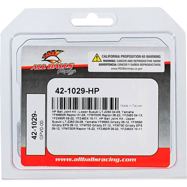 AllBallsRacing-BALL JOINT HP KIT LWR/UPR YAM ALLBALLS 42-1029-HP 613310810032