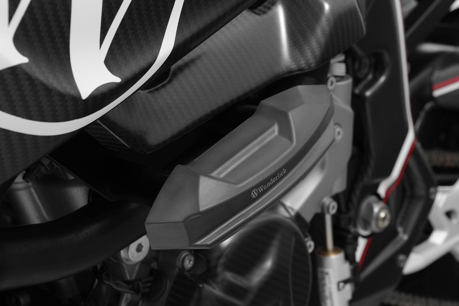 Wunderlich crash pads RACING S 1000 R - complete your BMW ✔ Premium components ✔ Integrated design ➜ Order now