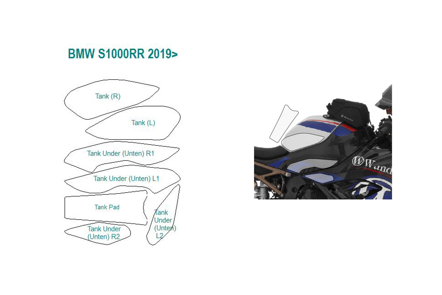 PremiumShield - Tank Protection for S 1000 RR (2019-)