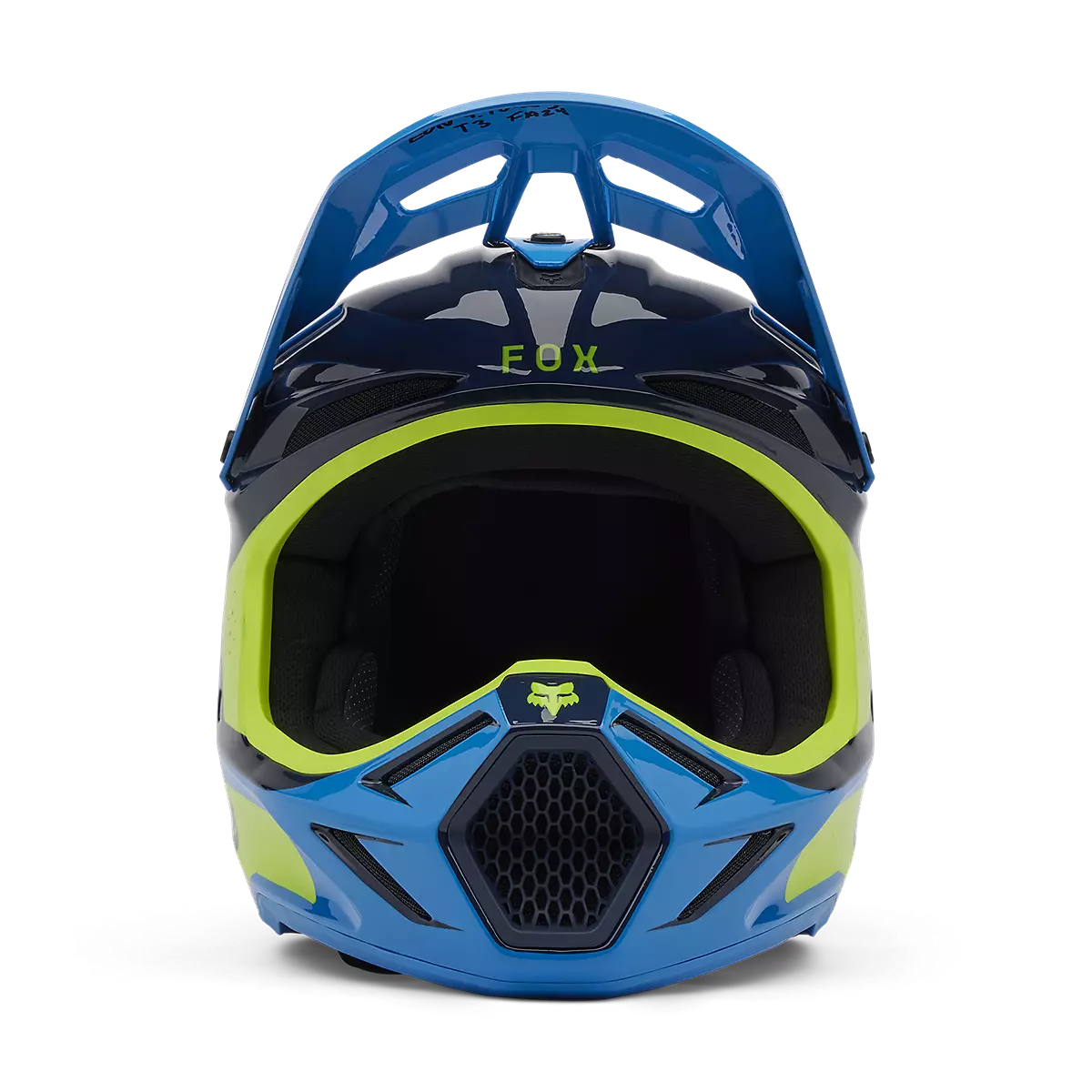 Fox Racing - Youth V3 Impression Helmet-True Blue (36117-188)