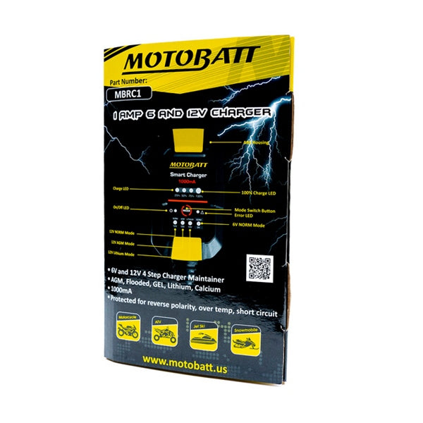 Motobatt-BATTERY CHARGER RC1 MOTOBATT MBRC1 745558149497