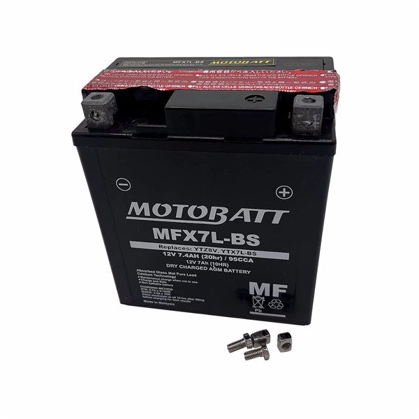 Motobatt-MFX7L-BS BATTERY YTX MFX AGM MOTOBATT MFX7L-BS