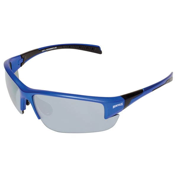GlobalVision-SUNGLASSES HERCULE 7 BL LENS MIRROR HERC 7 BLUE MET FM 787217768182