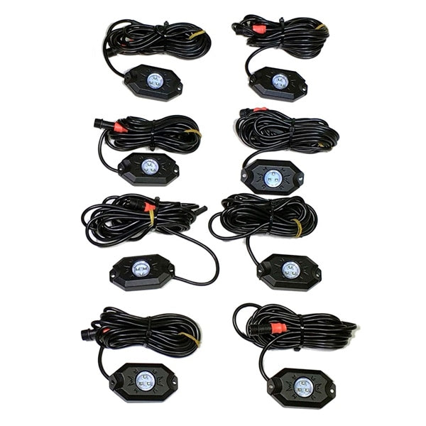 QuakeLed-ROCK LIGHT RGB 8 PCS QUAKELED QTL924