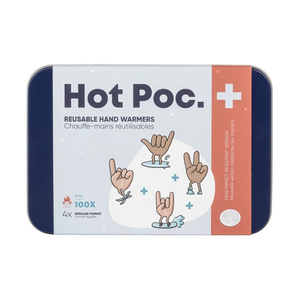 HotPoc-HAND WARMER 4 PCS W/ SILI DISC HOTPOC HP-4PCS-SHSS-PLUS 628678574106