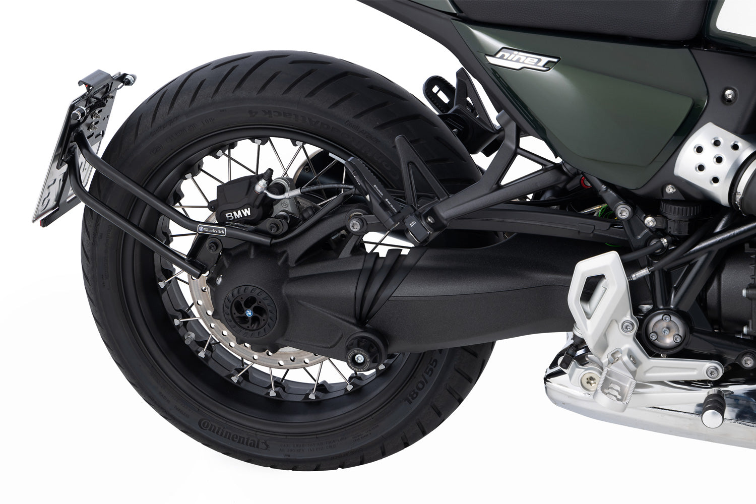 Wunderlich SWING License Plate Holder for Cardan Mount R 12 - complete your BMW ✔ Premium components ✔ Integrated design ➜ Order now