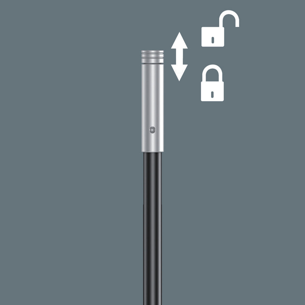 Wera Tools - 393 S Bitholding screwdriver extra slim with flexible shaft