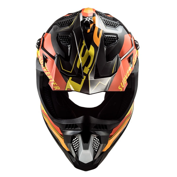LS2-HELM SUBVERTER EVO ARCHED BK/YE/OG L 700-1184 6934432875025