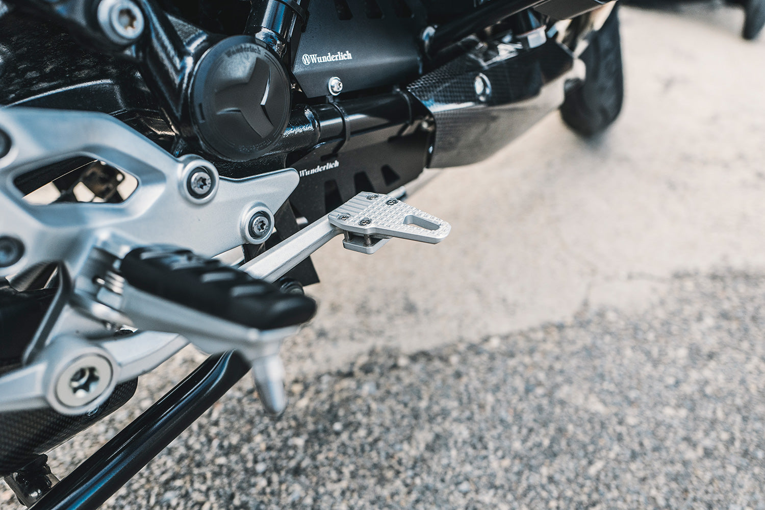 Wunderlich brake lever enlargement