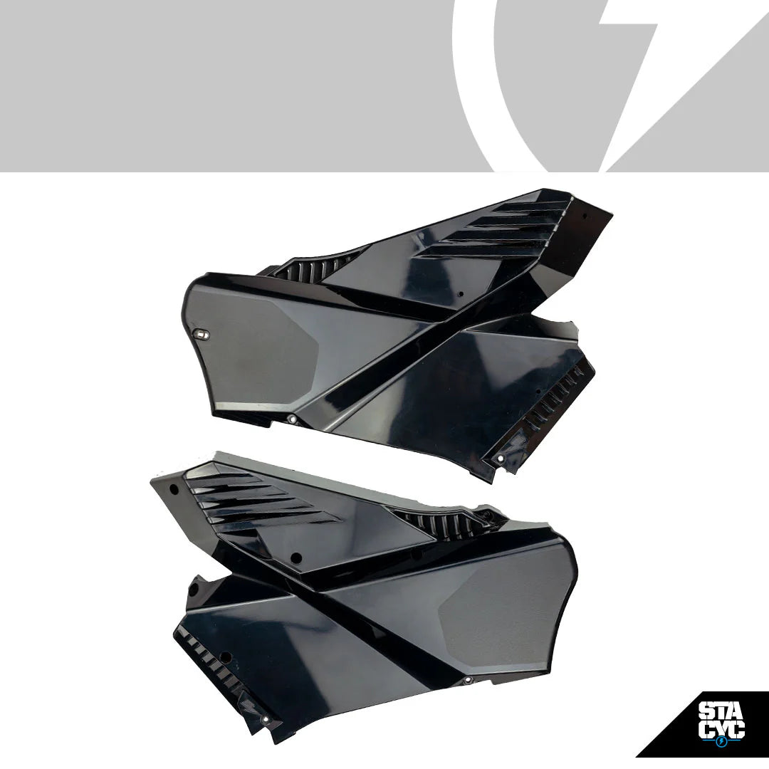 Stacyc - Replacement Side Panel Kit for 16Elite/18/20eDrive Black