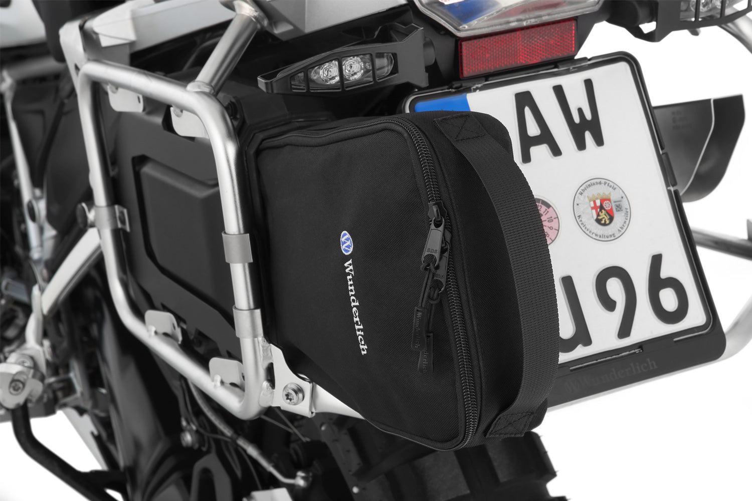 Tailored tool box for various bits and pieces - Space-saving, integrated mounting on the left of the original case carrier!