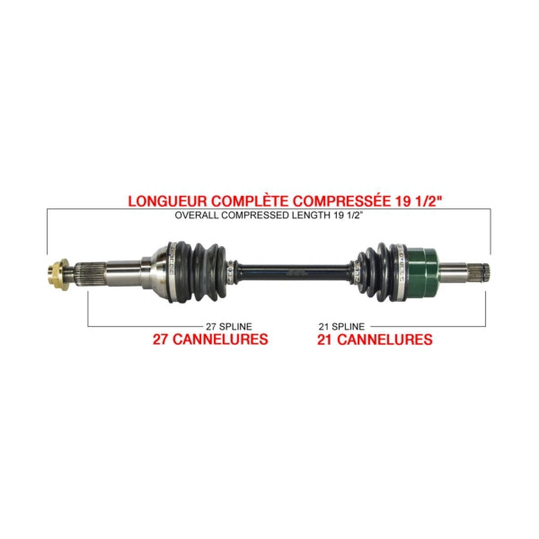 Kimpex-AXLE COMPL YAM KIMPEX YAM-7020K 7794232927288