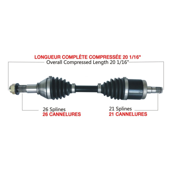 KimpexHD-AXLE COMPLETE HD KIMPEXHD CAN-6020HDK 416311416311