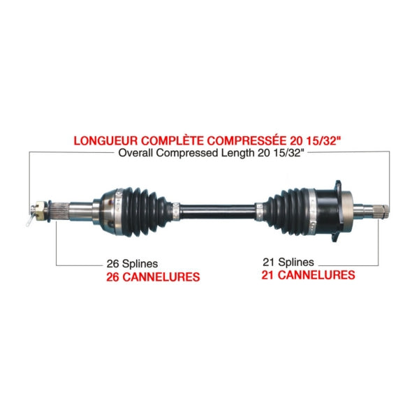 KimpexHD - Complete HD Axle (CAN-6002HDK)