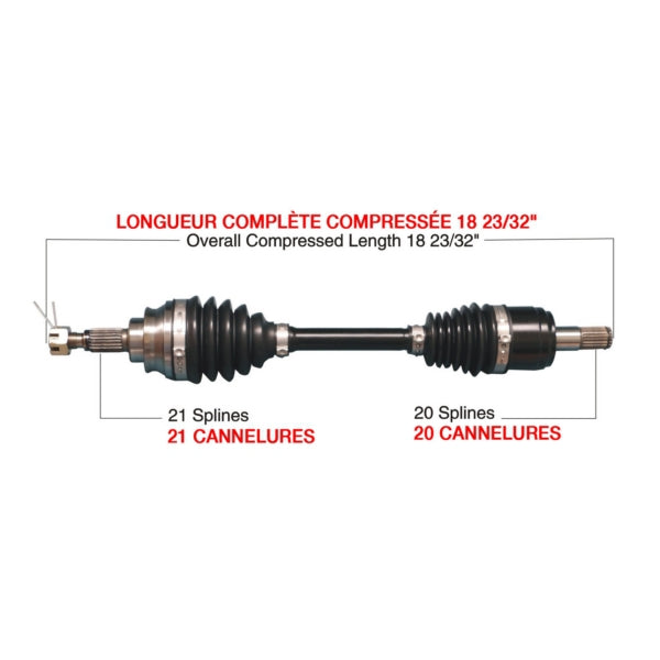 KimpexHD - Complete HD Axle (HON-6009HDK)