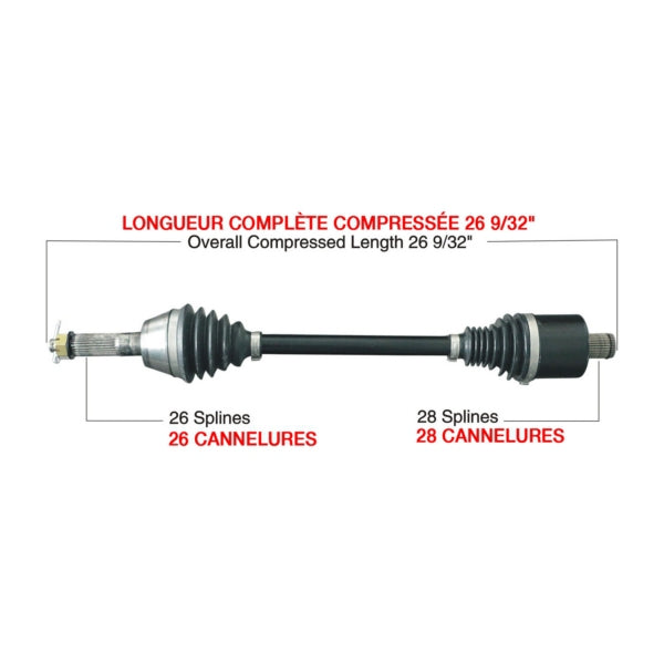 KimpexHD - Complete HD Axle (POL-6014HDK)