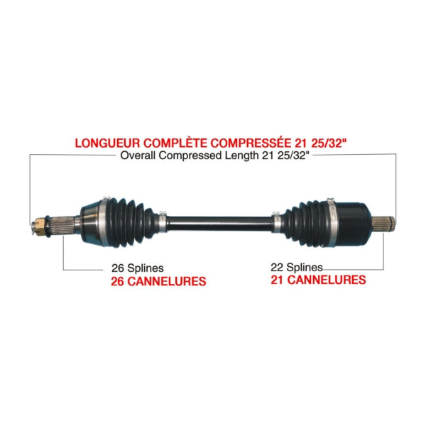 KimpexHD - Complete HD Axle (POL-6015HDK)