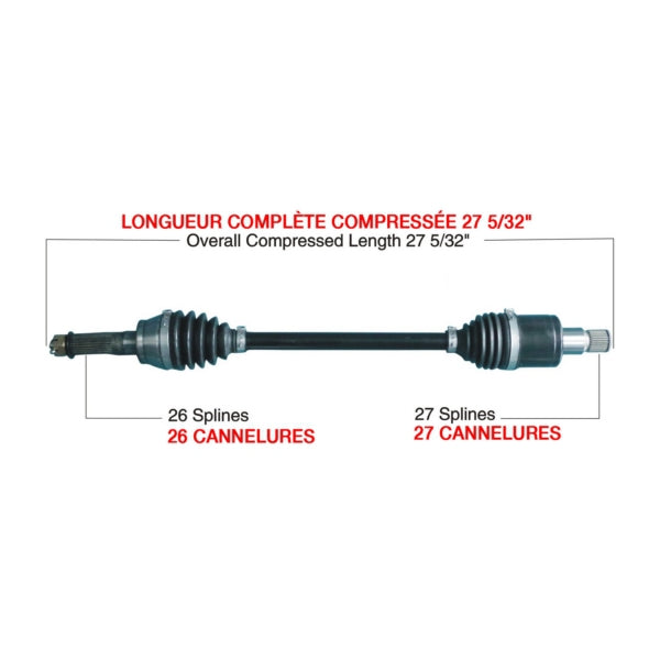 KimpexHD - Complete HD Axle (POL-6031HDK)