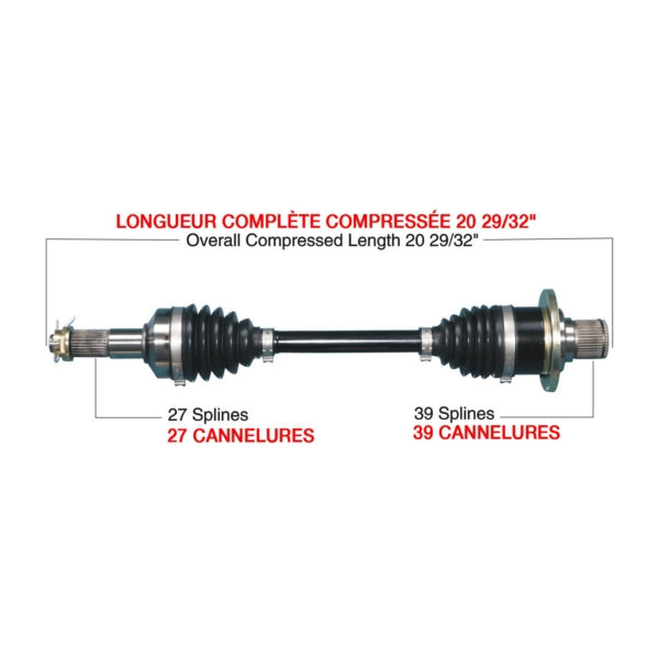 KimpexHD - Complete HD Axle (YAM-6009HDK)