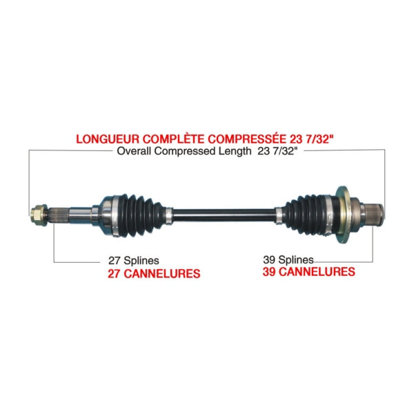 KimpexHD - Complete HD Axle (YAM-6023HDK)