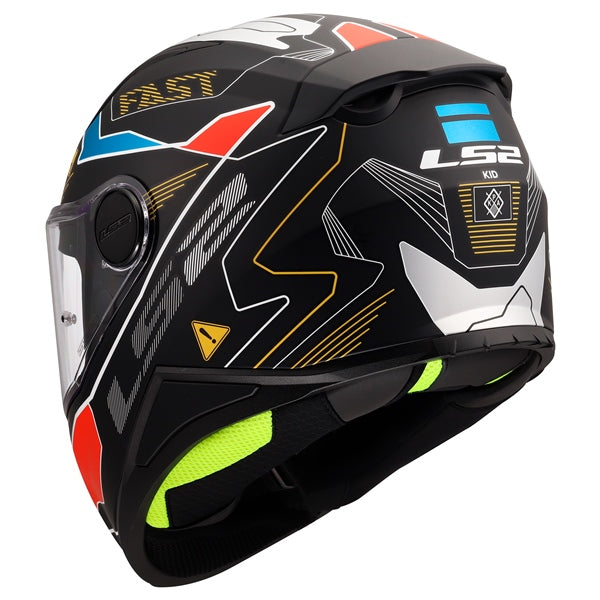 LS2-HELM KID ZERO MAT GY/RD L 168122511L