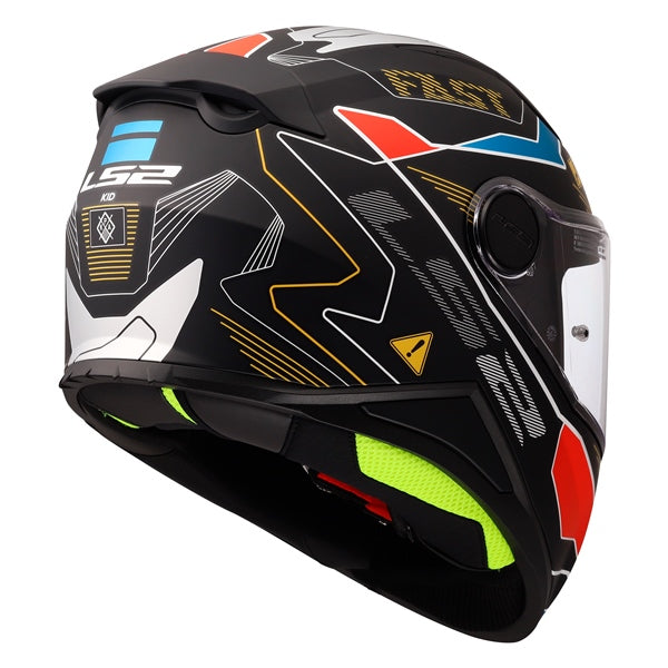 LS2-HELM KID ZERO MAT GY/RD L 168122511L