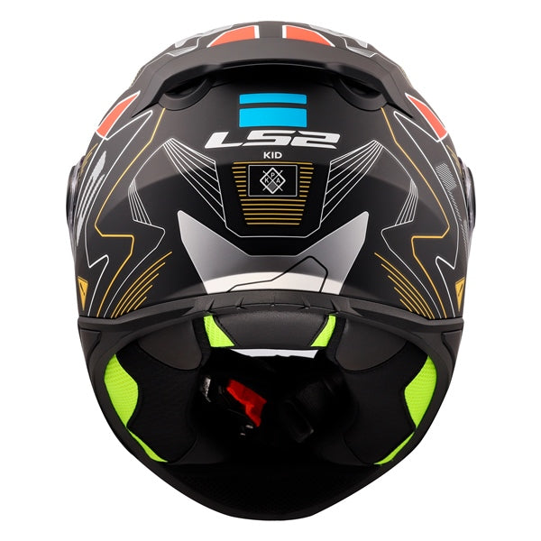 LS2-HELM KID ZERO MAT GY/RD L 168122511L
