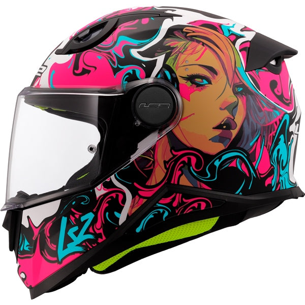 LS2-HELM KID CYBERG MAT PU CYAN L 168122274L