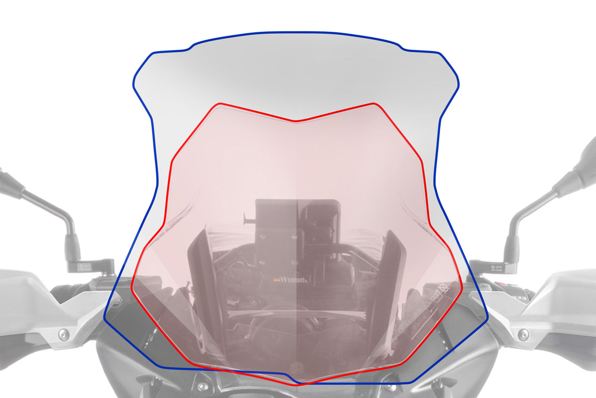 Wunderlich windshield »MARATHON«Great comfort for long and relaxed trips.