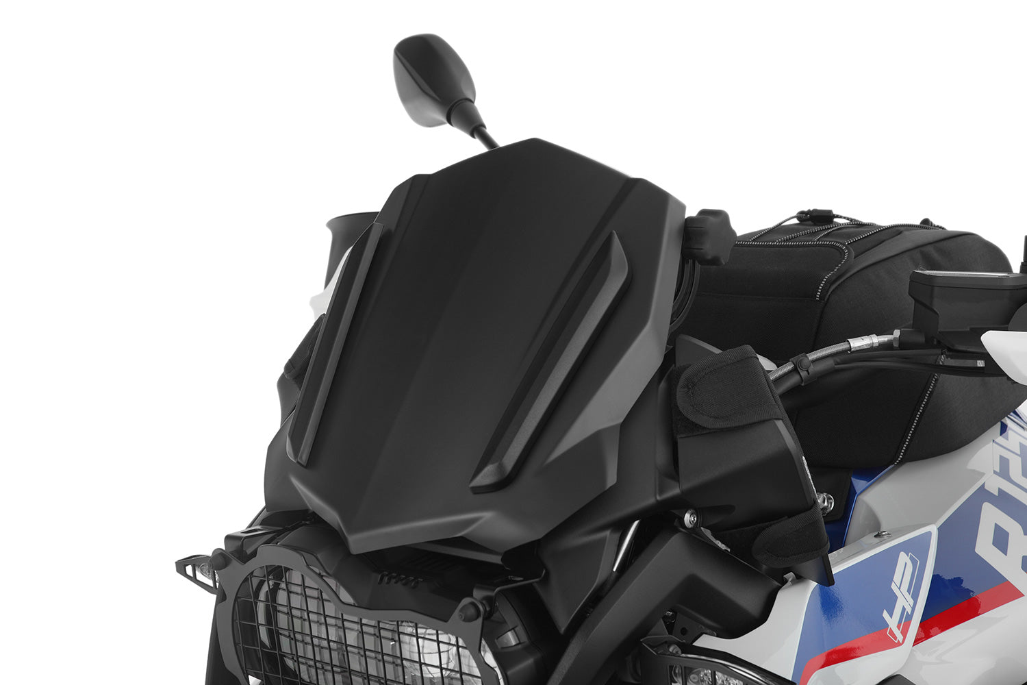 We have created a groundbreaking new design concept.The Flowjet simply replace the original windshield and remains the adjustable in height.