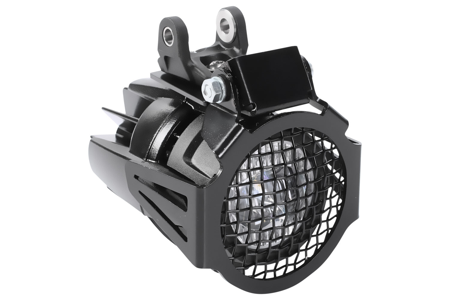Wunderlich auxiliary light protection grille for BMW R 1200 GS LC protects even from violent impacts.
