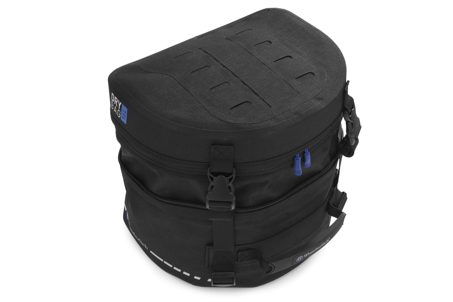 Multi-functional and compact bag can either be attached to the luggage carrier of the passenger seat quickly and simply