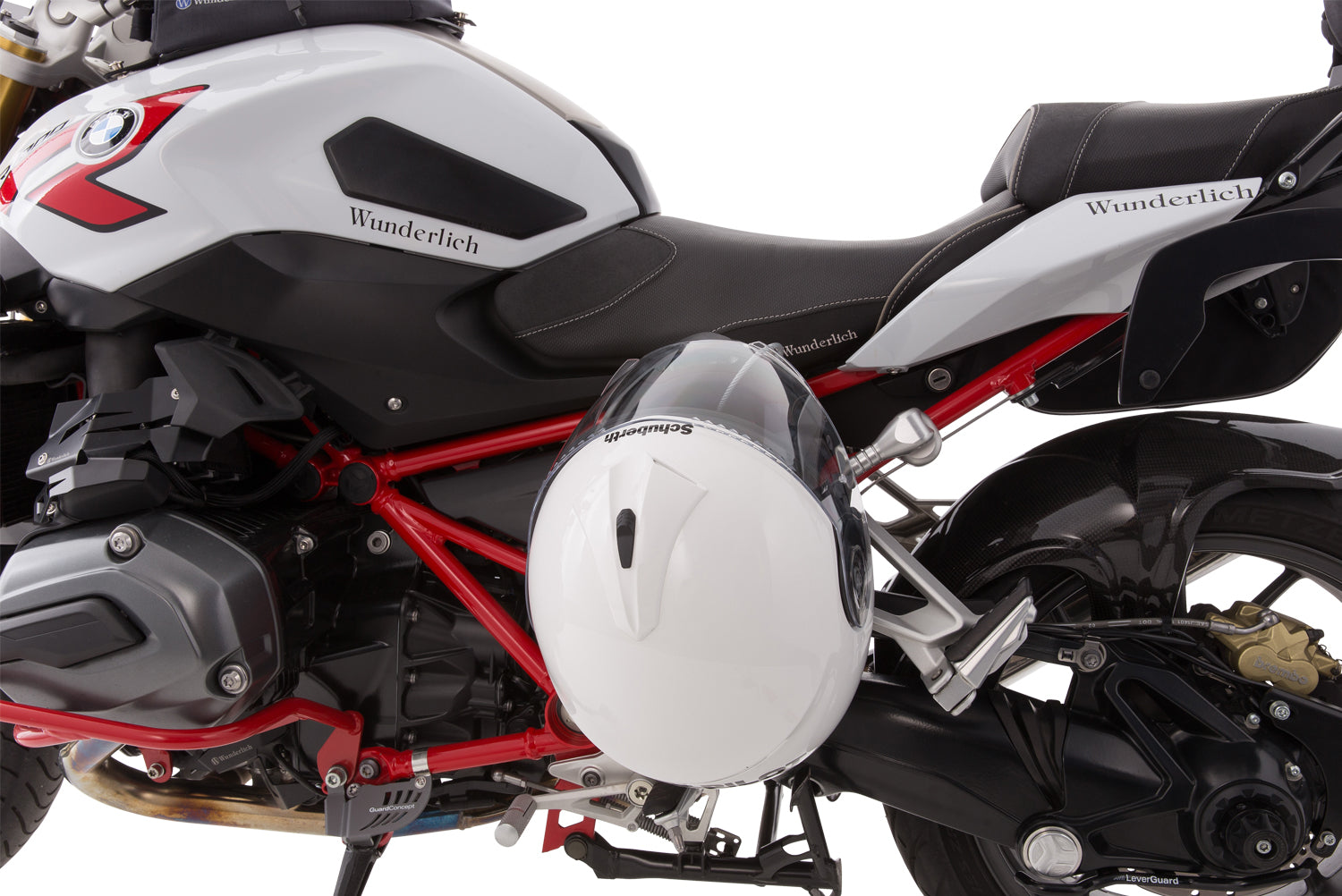 Wunderlich helmet anti-theft system „HelmLock“. The safest helmet protection.
