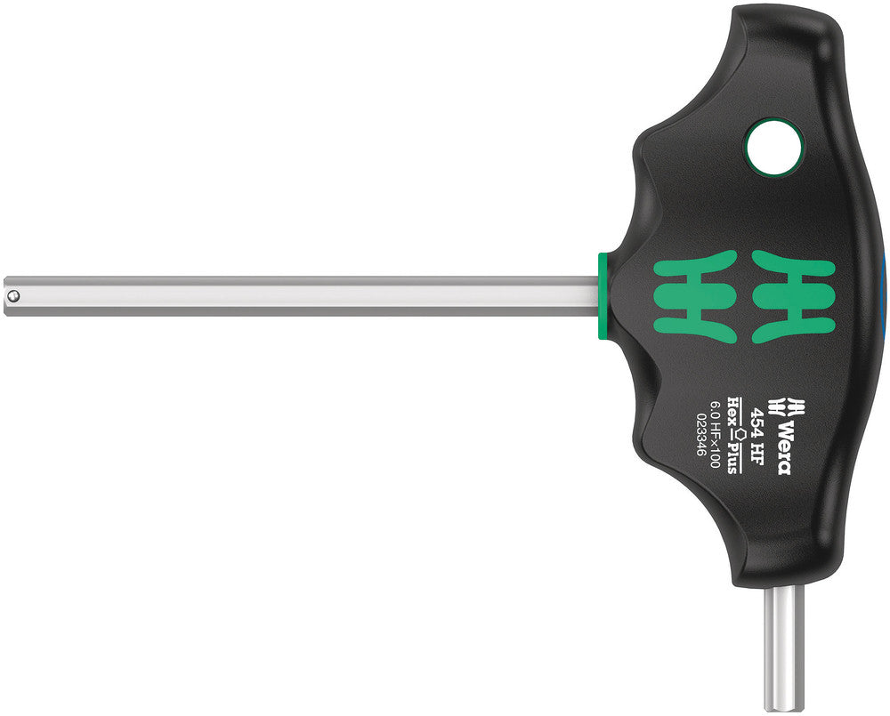 Wera Tools - 454 HF T-handle hexagon screwdriver Hex-Plus with holding function