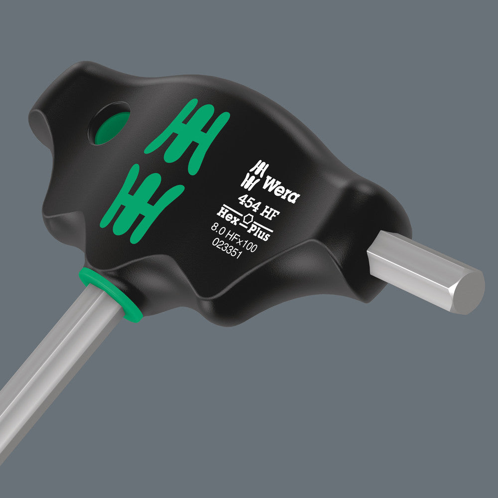Wera Tools - 454 HF T-handle hexagon screwdriver Hex-Plus with holding function
