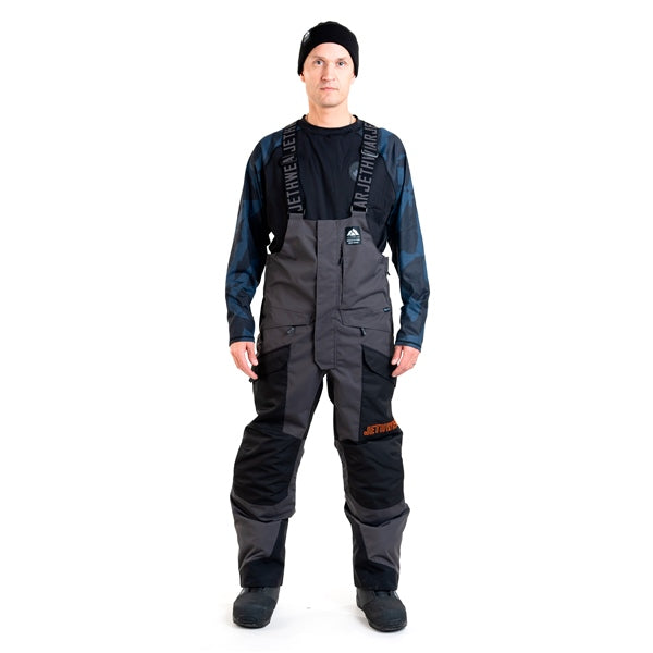 Jethwear-BIB PANT MEN TREELINE BK/IRON/OG SHELL M J2522-025-M 7340107561879