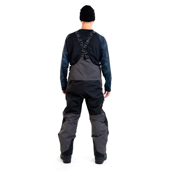 Jethwear-BIB PANT MEN TREELINE BK/IRON/OG SHELL M J2522-025-M 7340107561879
