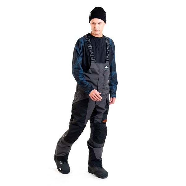 Jethwear-BIB PANT MEN TREELINE BK/IRON/OG SHELL M J2522-025-M 7340107561879