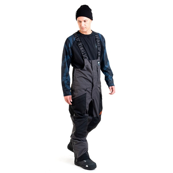 Jethwear-BIB PANT MEN TREELINE BK/IRON/OG SHELL M J2522-025-M 7340107561879