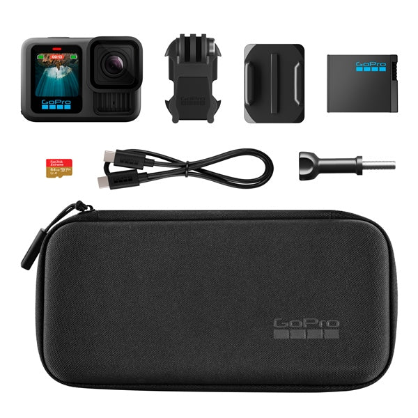 GoPro - HERO13 Black Camera Bundle with microSD card and case