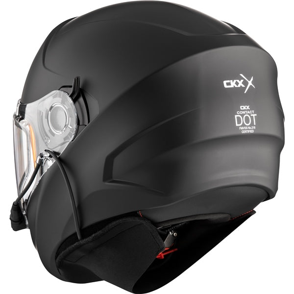 CKX-HELM CONTACT EDL SOLID BK MAT 5XL CKX 515359