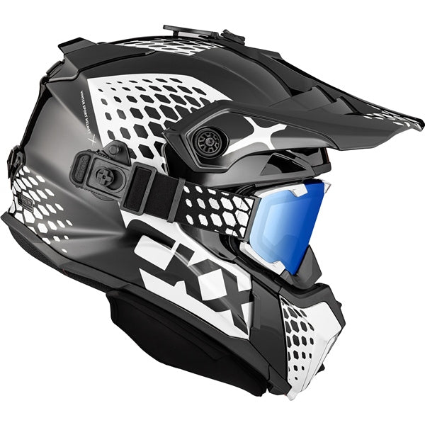 CKX-HELM TITAN DL VIPER BK/WH GLOSS 3XL 516087#