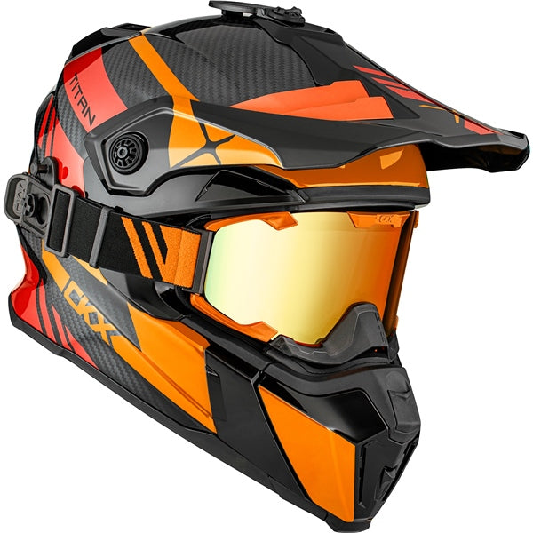 CKX-HELM TITAN DL TRAK CARB RD/OG GLOSS 3XL 516137#