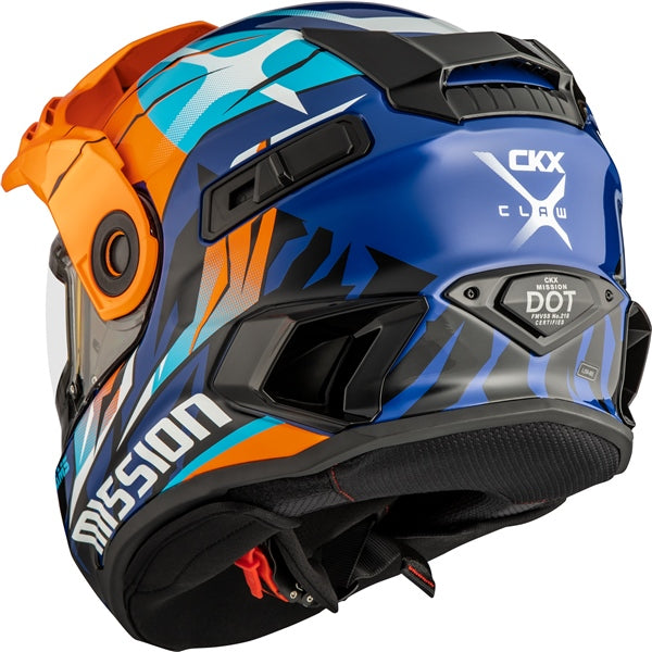 CKX-HELM MISSION EDL CLAW OG/BL GLOSS 3XL 516897