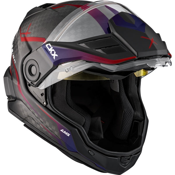 CKX-HELM MISSION EDL FURY TWL/SCRLT MAT 3XL 516997