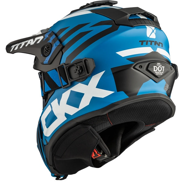 CKX-HELM TITAN DL MARKS BL/BK MAT 3XL 517047