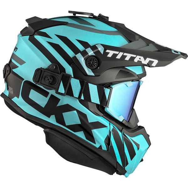 CKX-HELM TITAN DL MARKS TUR/BK MAT 3XL 517067